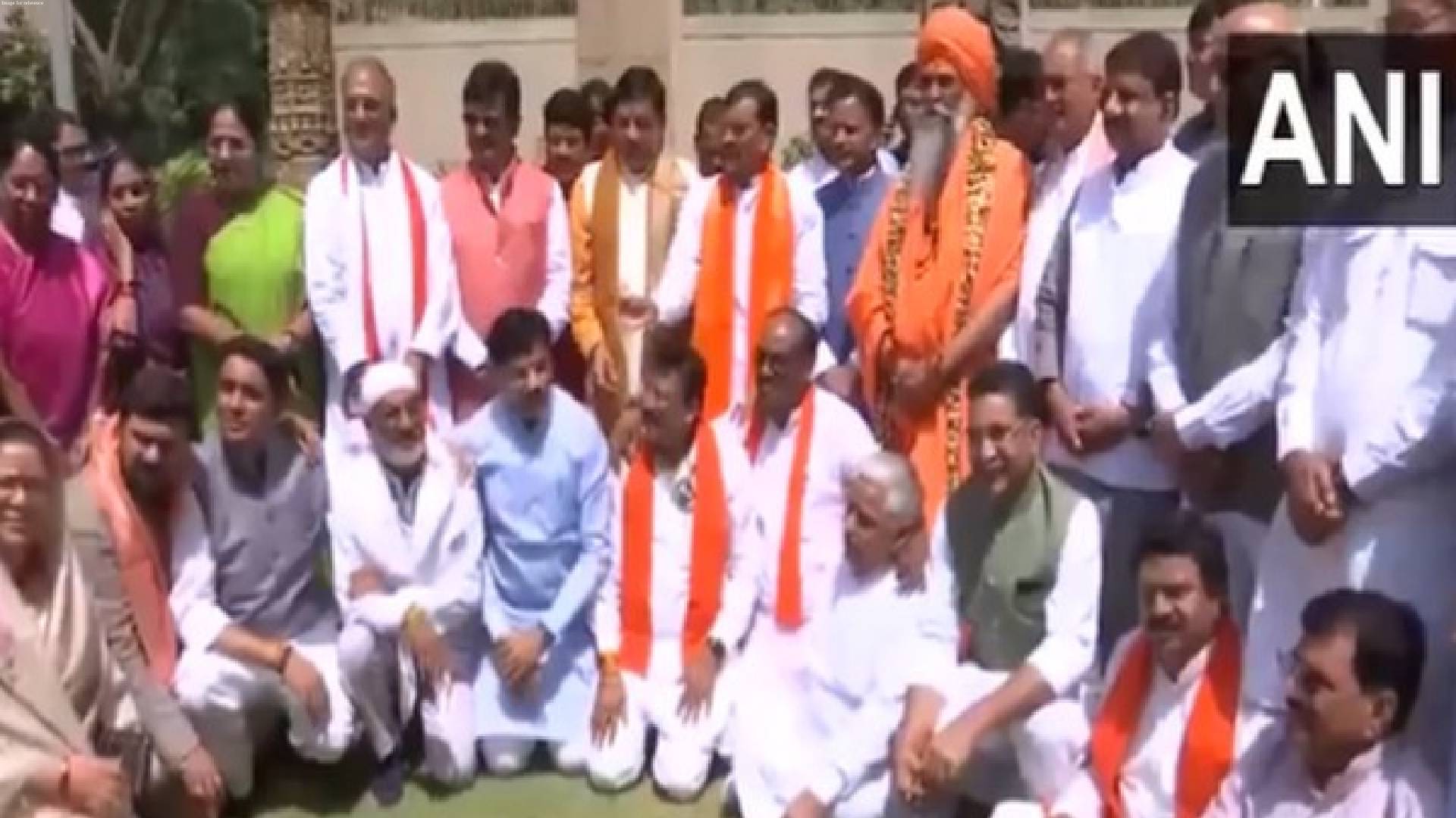 BJP MPs from Madhya Pradesh attend NDA meeting to elect Modi as leader